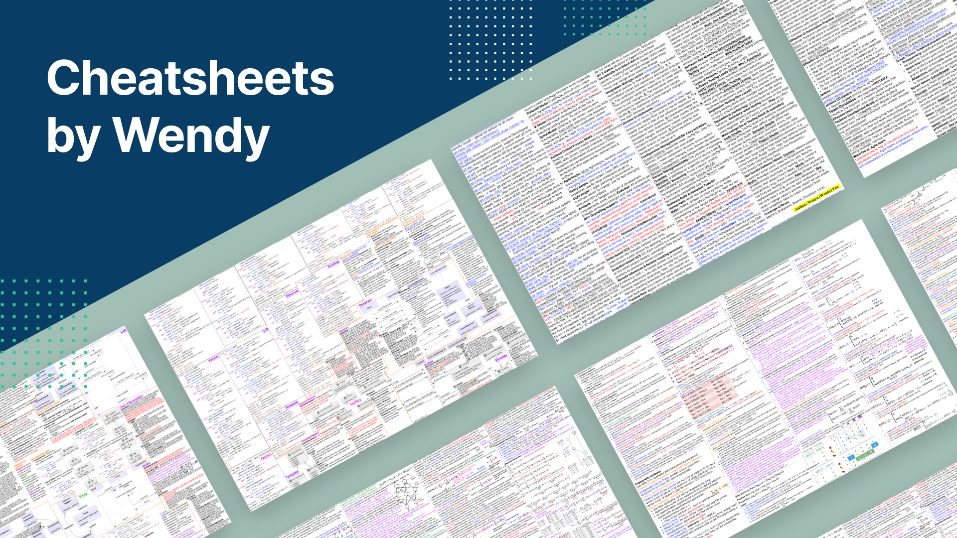 Wendy's Cheatsheet Design Files